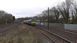 Ex-London Midland 320411 2L10 Dalmuir - Larkhall: 22/03/16