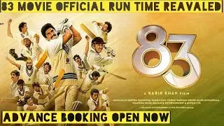 83 Movie Official Run Time Reavaled|83 Movie Advance Booking Open Now|Ranveer Singh|Deepika Padukone