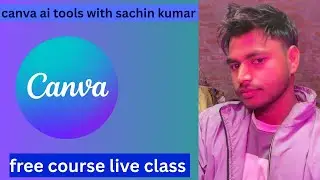 website design canva AI sachin kumar  live part 21