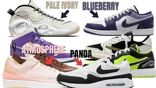 FIRST LOOK AIR JORDAN 1 BLUEBERRY,AIR JORDAN 2 LOW ATMOSPHERE, PALE IVORY, and More..