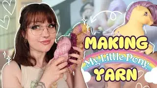 I Made My Favourite Pony Into Yarn! | Spinning Vlog - My Little Pony Edition &hearts; Shaiyeh