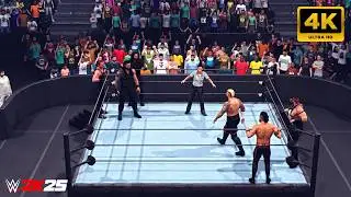 WWE 2K25 - The Shield vs. The Bloodline | Tag Team Extreme Rules Match | PC&trade; [4K60]