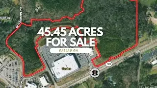 Commercial Land For Sale in Paulding County Georgia
