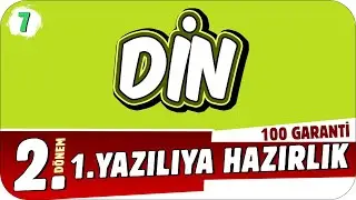 7.Sınıf Din 2.Dönem 1.Yazılıya Hazırlık 📝 #2023