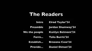 THE PREAMBLE: A Collaborative Class Project to Celebrate Constitution Day on September 17, 2020