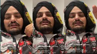SIDHU MOOSEWALA LIVE INSTAGRAM (YES IM STUDENT)
