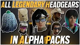 ALL LEGENDARY HEADGEARS IN ALPHA PACKS - Operation North Star