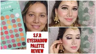 s.f.r. eyeshadow palette review, क्या ये usefull   है