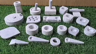Unboxing miniature  new kitchen set | Mini stone kitchen set installation | miniature kitchen set