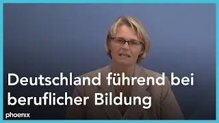 OECD-Bericht &bdquo;Bildung auf einen Blick&ldquo; mit Bundesbildungsministerin Anja Karliczek