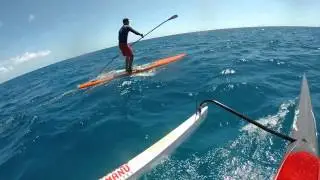 Double Paddle Downwinder with the S.I.C. Bullet-14 V3 SUP Race Board