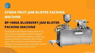Blueberry Jam Blister Packing Line: Full Automated Process from Filling to Sealing!