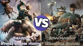 Warmachine 100pt Battle Report - Crucible Guard (Mackay) vs Storm of the North (Borka)