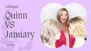 SISTER WIGS Comparison! Jon Renau QUINN & JANUARY | SIDE BY SIDE | Similarities and differences!