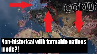 HOI4 Timelapse || Non-historical timelapse with formable nations mode in 1936 ||
