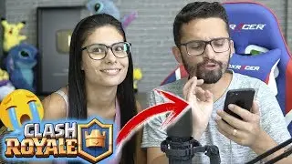 MINHA NAMORADA ESCOLHE DECK DOS INSCRITOS PARA EU JOGAR no CLASH ROYALE !!!