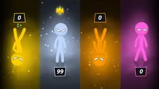 1234 Stickman Player Tournament - Minigames - Stickman Games