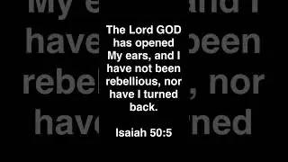 Isaiah 50:5