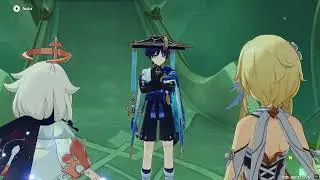 Wanderer's responses to (in)valid names (Japanese dub + Lumine) - Genshin Impact / 原神