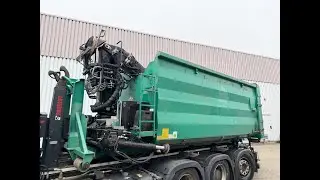 SIRCH Abrollcontainer mit Kran Jonsered 1300RS83