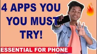 4 Apps You Must Try  ! | Most Useful Apps for Andriod | 4 apps जो अपने कभी नहीं चलाया होगा |