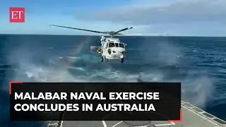 Malabar 2023: Naval exercise featuring Quad Navies concludes off Australia Coast, watch!