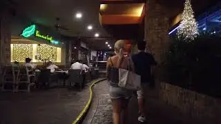 Greenhills Shopping Center Walk at Night 