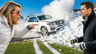 HOA Karen Crashed Her SUV Into My Snowbank, Then Sued For Damages She Caused Herself