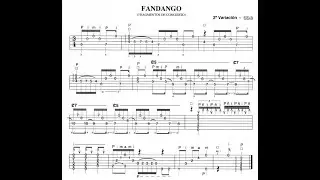 FANDANGO - Segunda Variaci&ograve;n - Manuel Granados (TUTORIAL)