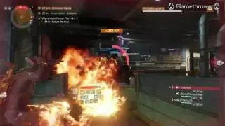 The Division FLAMETHROWER HUNGRY HOG!!