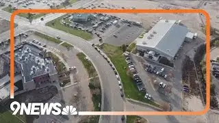 Weld Food Bank line doubles in size