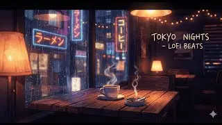 Cozy Tokyo Coffee Shop at Night ☕ Lofi Beats to Relax & Work