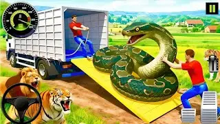 Animal Transport Truck Driving - Real Farm Pet Zoo Transporter Drive Simulator 3D - Android GamePlay