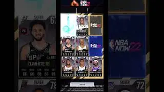 NBA NOW 22 Two Diamond in 10 Premium player packs #shorts #nbanow22 #packopening