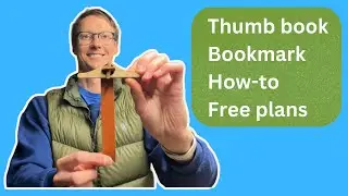 How to Make a Thumb Book Bookmark (free plans)