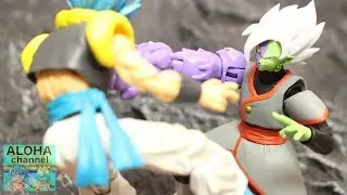 DRAGON BALL STOP MOTION ZAMASU VS GOGETA S.H.FIGUARTS ZAMASU POTARA #dragonball #stopmotion