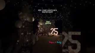 Rooftop / Terrace Lighting decoration for Anniversary Home #anniversarycelebration #anniversary