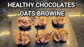 HEALTHY CHOCOLATES OATS BROWINE #brownie #oats #chocolate #food #cooking #homemade #kitchen 