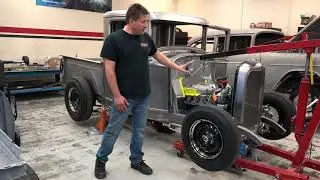 1932 Ford Truck Cab with Hotrods by Dean
