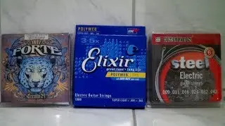Gear Review: Forte Ultracoat-the worst strings ever (Forte VS. Elixir VS. Emuzin) - струны Форте