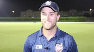 USA bowler Cameron Stevenson post-match interview v Scotland - Dec. 14, 2019