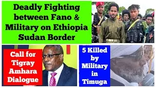 Tigray Amhara Alliance | Deadly Fighting between Fano & Military on Sudan Border | Raya Alamata