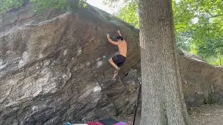 Mother's Milk (V2) - NYC Bouldering: Central Park (Rat Rock)