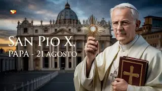 Santo del Giorno 21 Agosto | Storia di San Pio X | Il Papa della Catechesi e dell'Eucaristia!