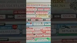 DOGE Clock Added to US National Debt Clock 1/23/25