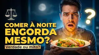 COMER &Agrave; NOITE ENGORDA MESMO? Verdade ou mito? |👉 Isso pode mudar sua forma de comer antes de dormir!