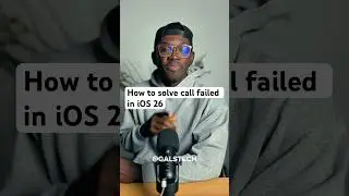 Call failed in iOS 26 solution #iphonetips #techtech #apple