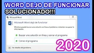 ★ WORD DEJO DE FUNCIONAR | METODO DEFINITIVO (SOLUCIONADO!!!) - 2019