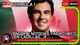 &iexcl;Enorme noticia para Checo P&eacute;rez! Cadillac adelanta operaciones de F1