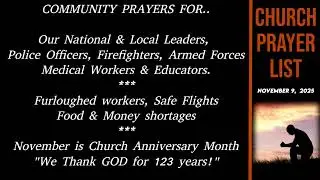 2nd Sunday Service - November 9,  2025